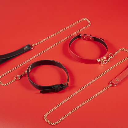 EmberIntimacy Devotion Leather Collar & Leash