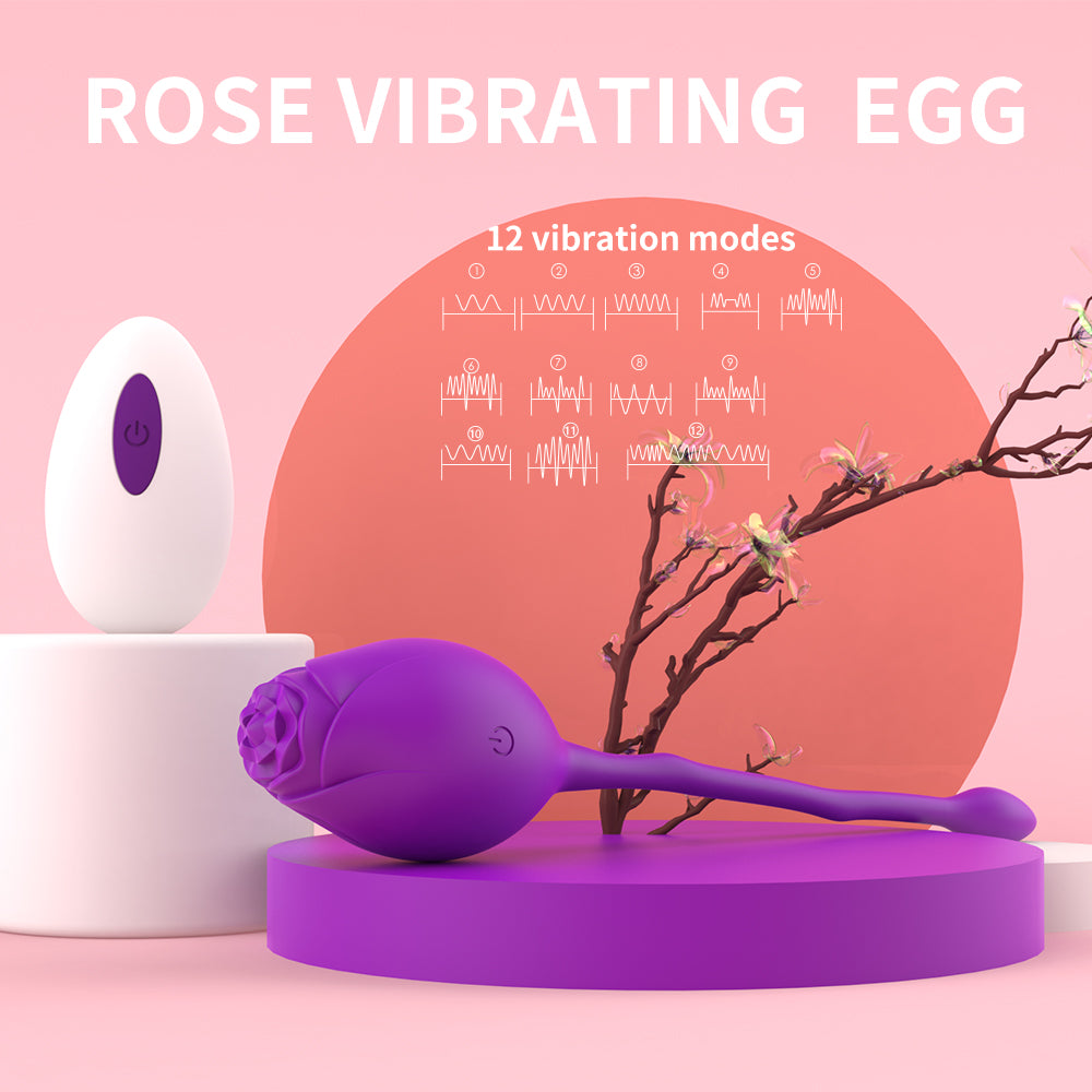 EmberIntimacy's Petal - The Remote Control Rose Vibrating Egg