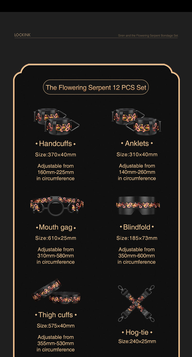 LOCKINK "Flower Spirit Snake" | Siren and the Flowering Serpent 12-Piece