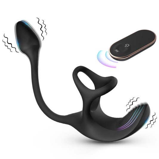 EmberIntimacy's Voyager - The Triple-Point Remote Prostate & Ring Massager