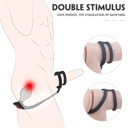 EmberIntimacy's Sovereign - 3-Stage Anal Training Plug & Cock Ring Kit