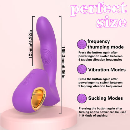 EmberIntimacy's Scepter - The 3-in-1 Finger-Held Tapping & Suction Vibe