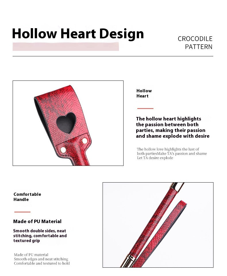 EmberIntimacy Heartbeat Riding Crop