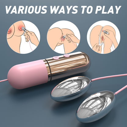 EmberIntimacy's Binary - The Dual Metal Vibrating & Kegel Love Egg Set