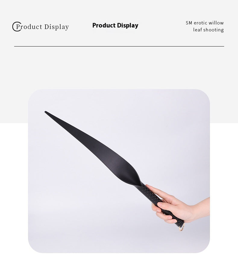 EmberIntimacy Whispering Blade Leather Paddle