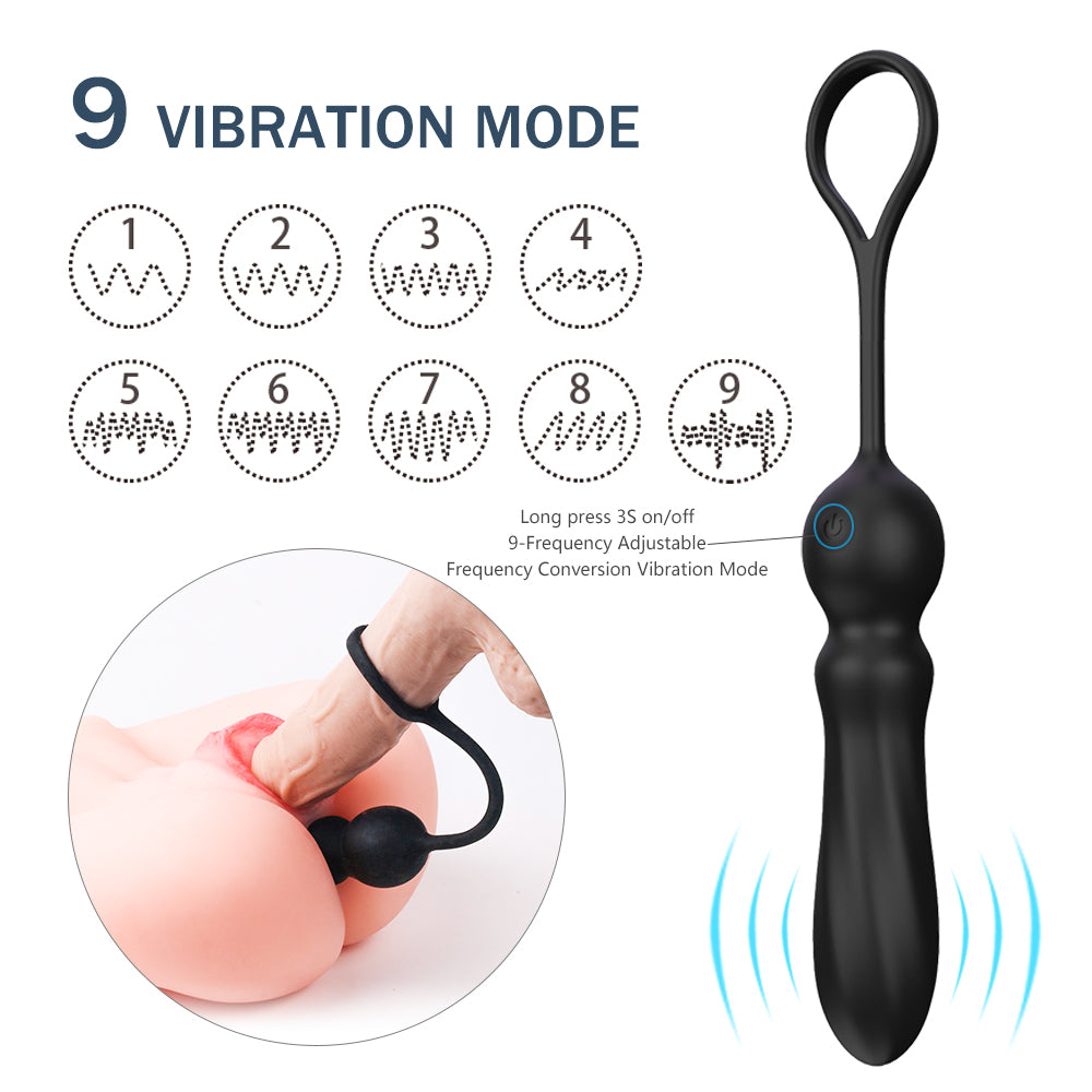EmberIntimacy's Lariat - The 3-in-1 Vibrating Plug, Ring & Mini Wand