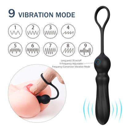 EmberIntimacy's Lariat - The 3-in-1 Vibrating Plug, Ring & Mini Wand