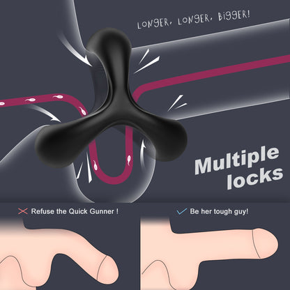 EmberIntimacy's Trinity - The Ergonomic 3-Point Stamina Ring