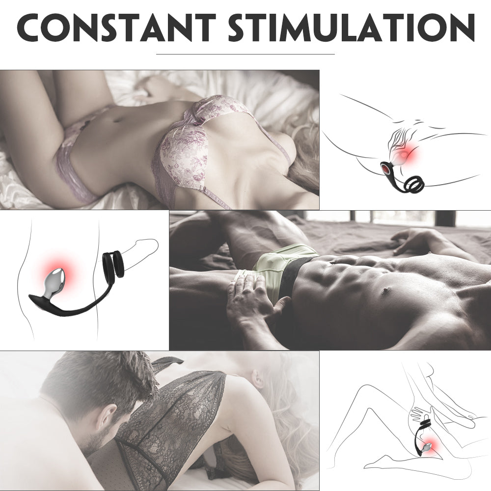 EmberIntimacy's Sovereign - 3-Stage Anal Training Plug & Cock Ring Kit
