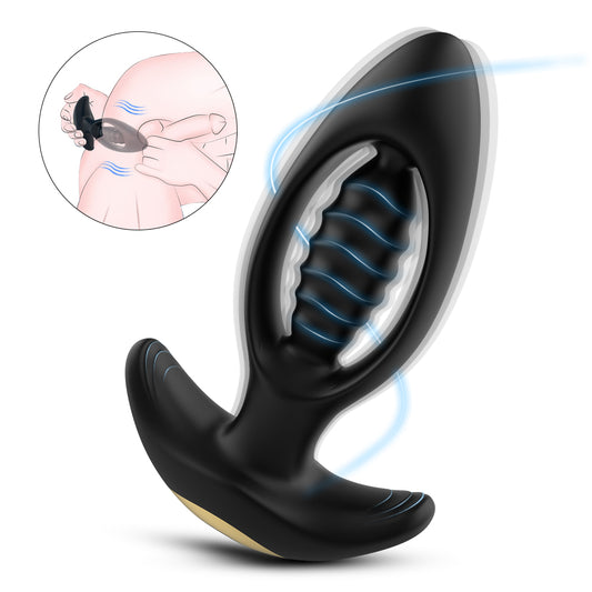 EmberIntimacy's Caldera - The Pulsating Hollow-Core Prostate & G-Spot Plug