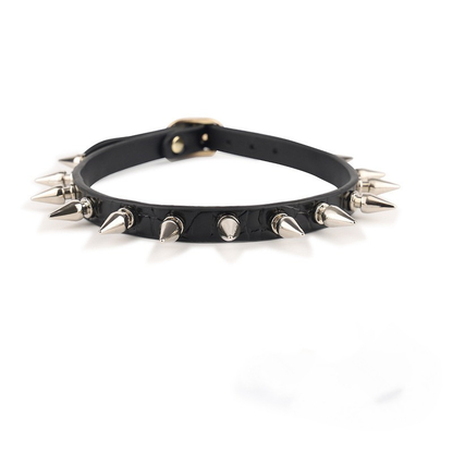 EmberIntimacy Rebel Spike Leather Colla