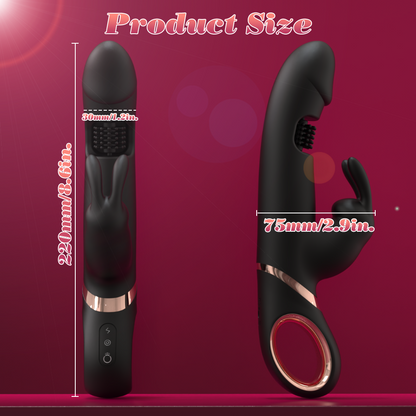 EmberIntimacy's Trinity Vortex - Triple-Stimulation Rotating G-Spot Vibrator