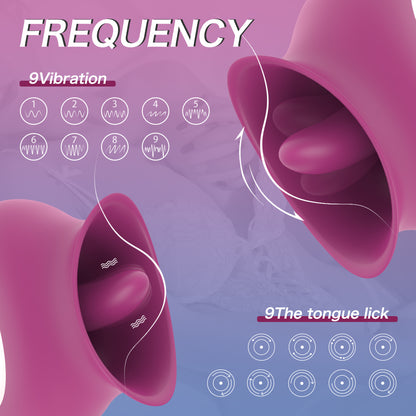 EmberIntimacy's Lyric - The Dual-Action Vibrating & Licking Tongue