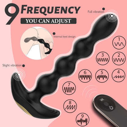 EmberIntimacy's Wyrm - The Bendable Beaded & Remote Anal Serpent