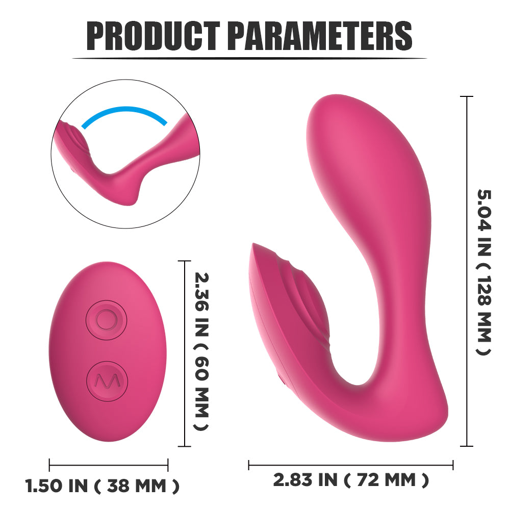 EmberIntimacy's Nexus - The Remote Control U-Shaped Couples' Vibe