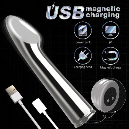 EmberIntimacy's Ambrosia - The Vibrating Metal G-Spot & Anal Spoon