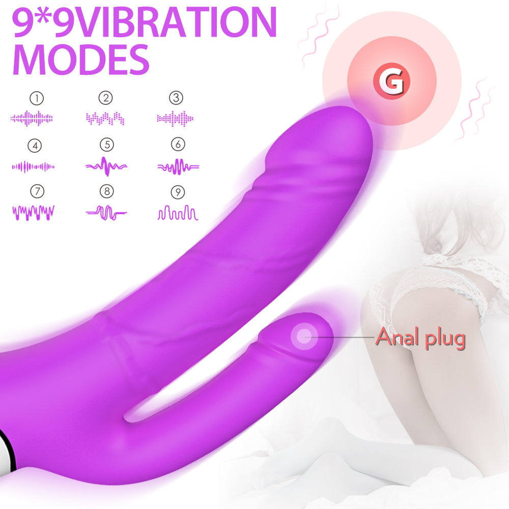 EmberIntimacy's Gemini - Dual-Penetration G-Spot & Anal Vibrator