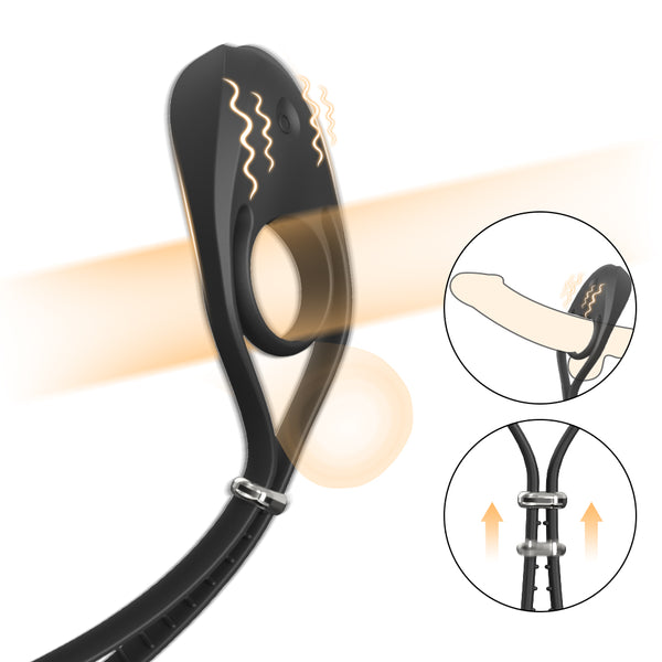 EmberIntimacy's Glider - The Adjustable Vibrating & Stamina Cock Ring