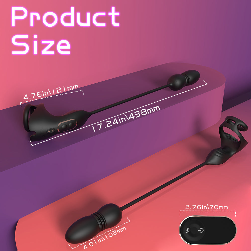 EmberIntimacy's Scorpio - The Thrusting Prostate Massager & Vibrating Ring