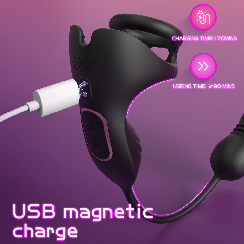 EmberIntimacy's Scorpio - The Thrusting Prostate Massager & Vibrating Ring