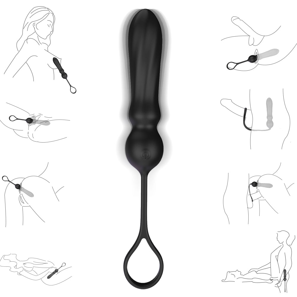 EmberIntimacy's Lariat - The 3-in-1 Vibrating Plug, Ring & Mini Wand