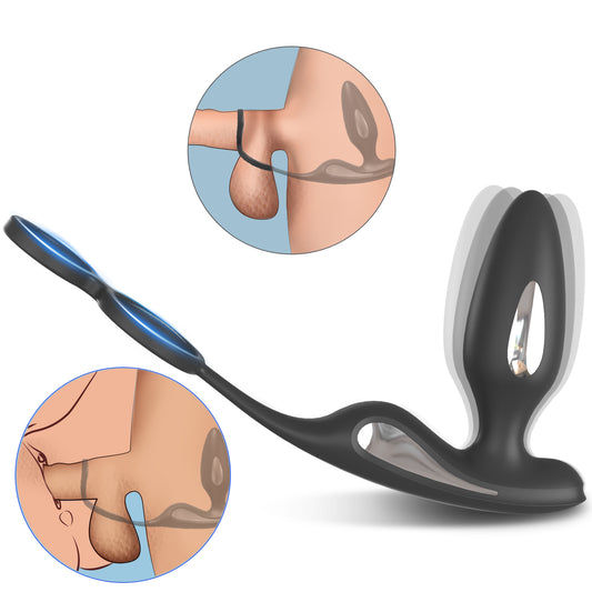 EmberIntimacy's Zenith - The E-Stim Vibrating Prostate Massager & Ring