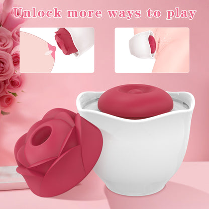 EmberIntimacy's Nocturne - The Luminous Rose Suction & Tapping Lamp