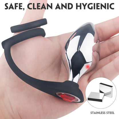 EmberIntimacy's Sovereign - 3-Stage Anal Training Plug & Cock Ring Kit