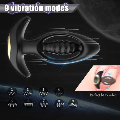 EmberIntimacy's Caldera - The Pulsating Hollow-Core Prostate & G-Spot Plug
