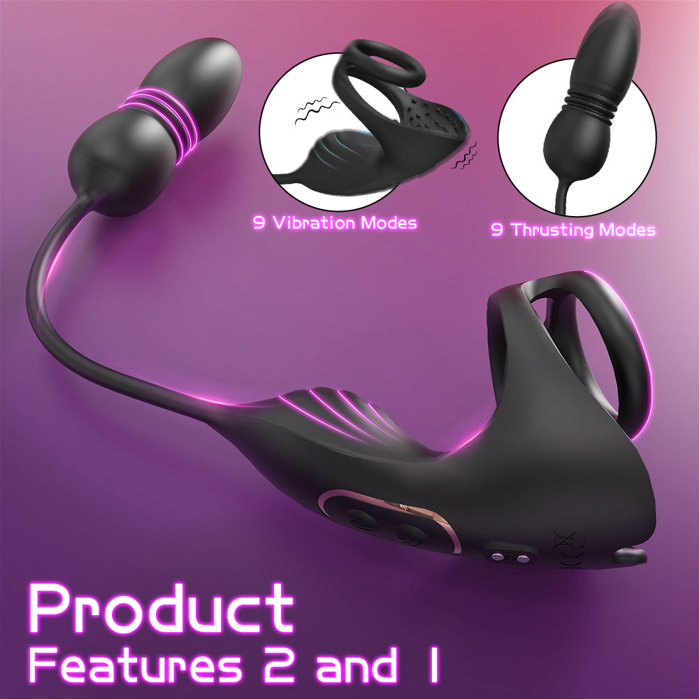EmberIntimacy's Scorpio - The Thrusting Prostate Massager & Vibrating Ring