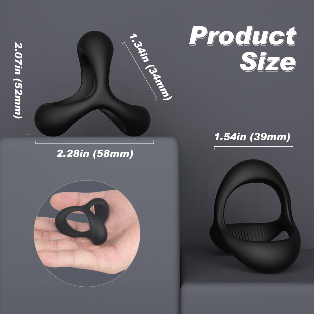 EmberIntimacy's Trinity - The Ergonomic 3-Point Stamina Ring
