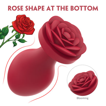 EmberIntimacy's Stone Rose - The Weighted Rose Anal Plug Training Trio
