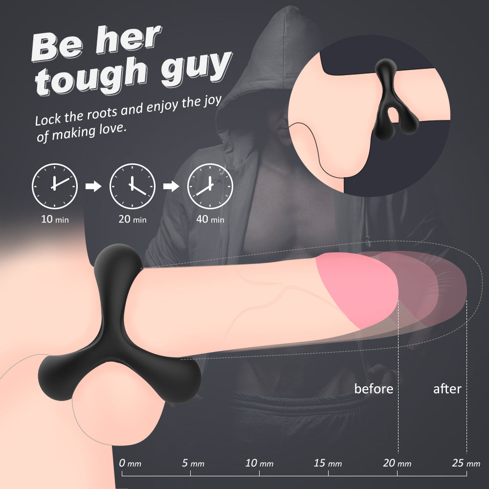 EmberIntimacy's Trinity - The Ergonomic 3-Point Stamina Ring