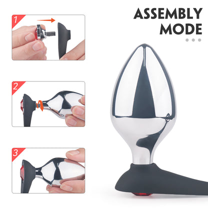 EmberIntimacy's Sovereign - 3-Stage Anal Training Plug & Cock Ring Kit