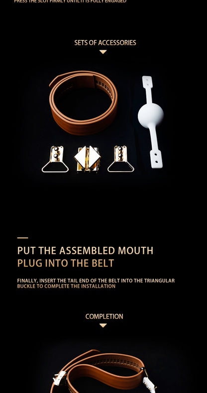 LOCKINK Colloportus "Gate of Shackles" 2-in-1 Interchangeable Gag Set