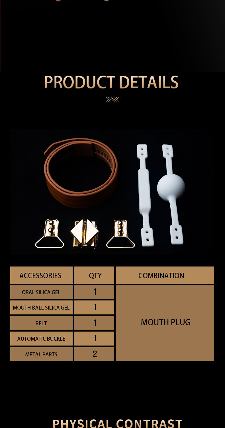 LOCKINK Colloportus "Gate of Shackles" 2-in-1 Interchangeable Gag Set