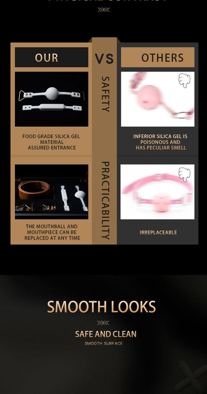 LOCKINK Colloportus "Gate of Shackles" 2-in-1 Interchangeable Gag Set