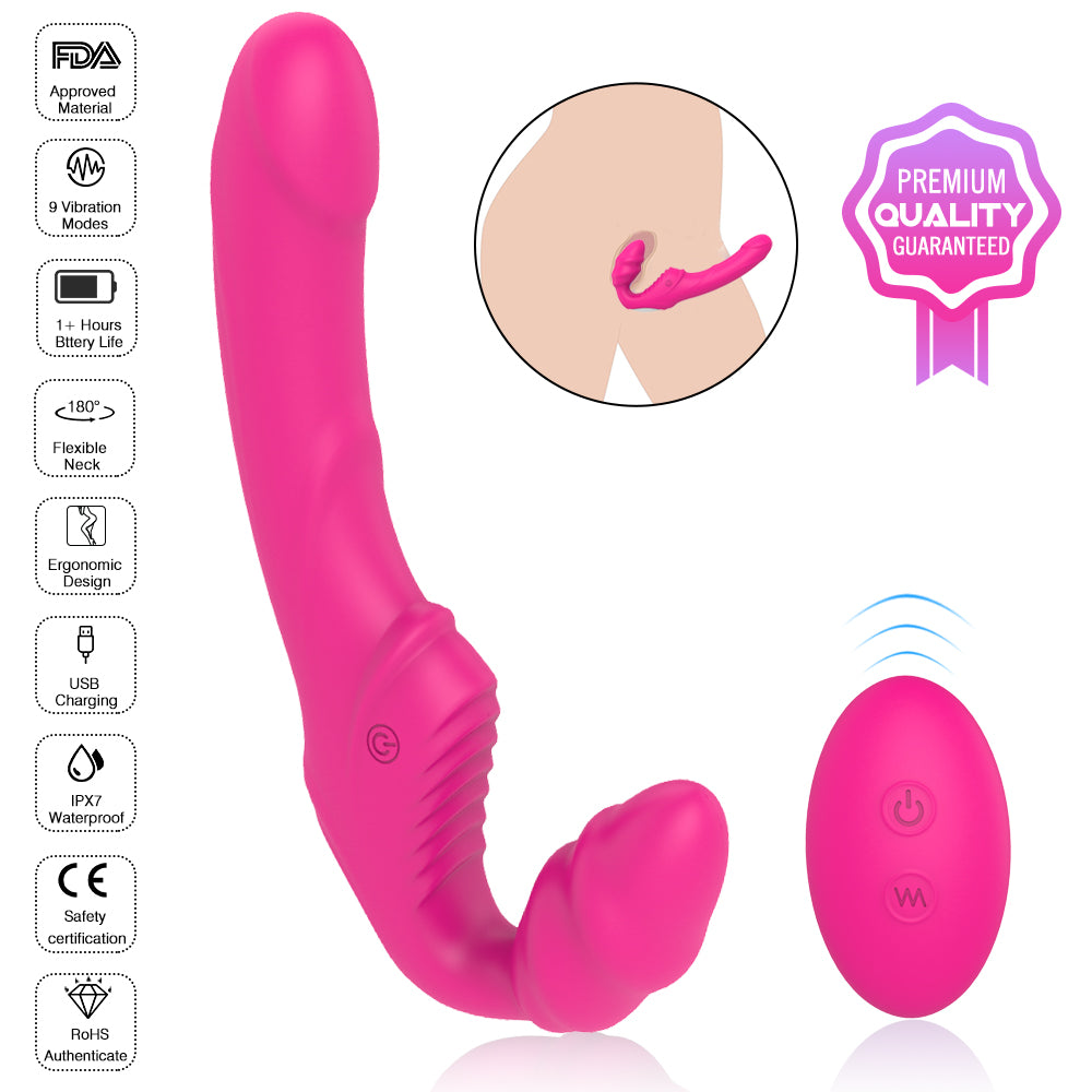 EmberIntimacy's Duet - U-Shaped Wearable Couples & Lesbian Vibrator