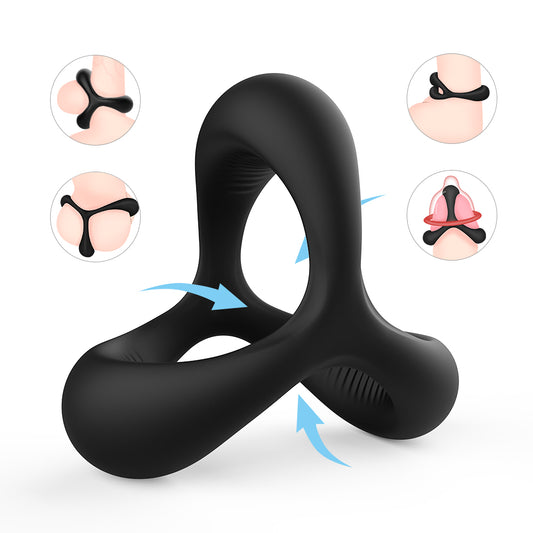 EmberIntimacy's Trinity - The Ergonomic 3-Point Stamina Ring