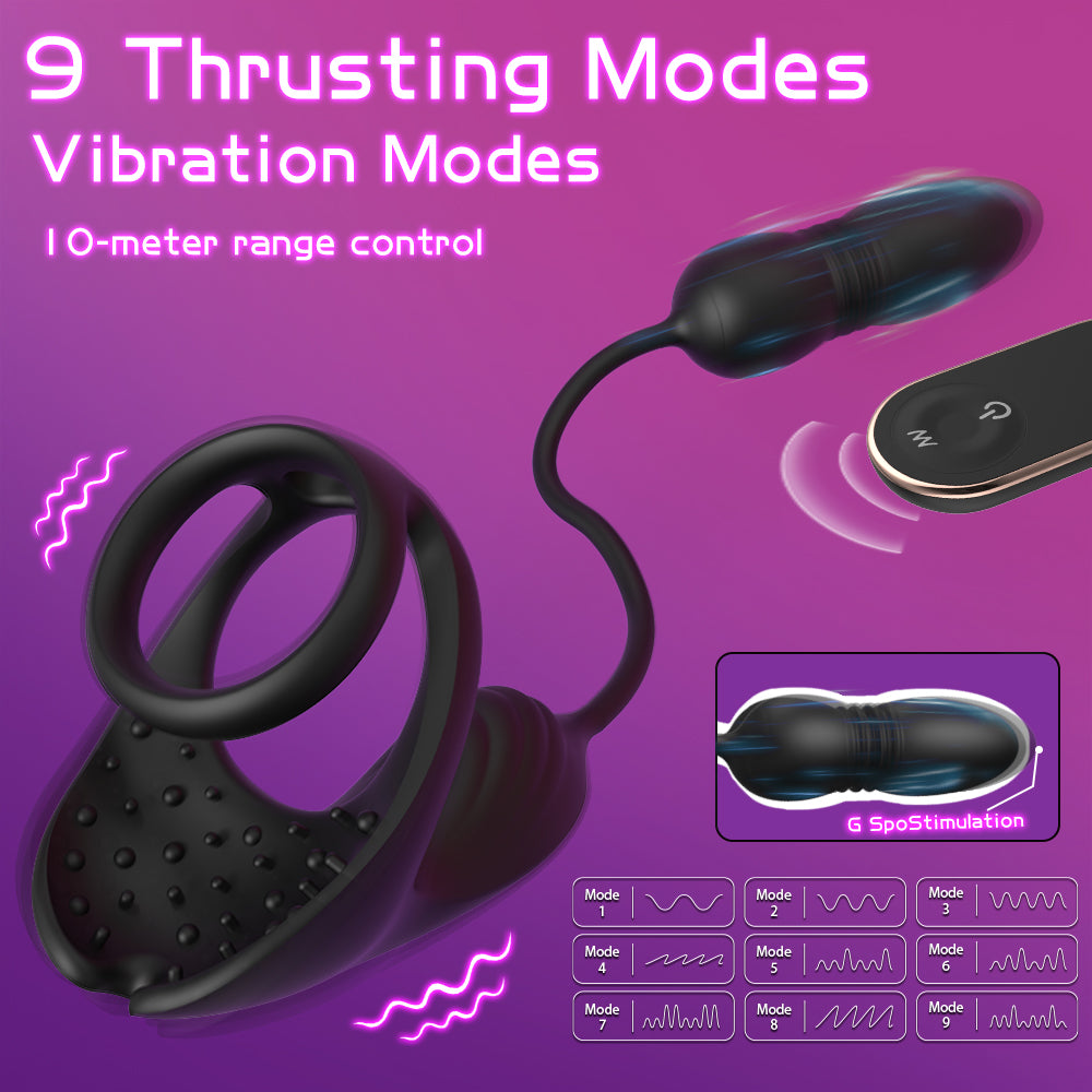 EmberIntimacy's Scorpio - The Thrusting Prostate Massager & Vibrating Ring