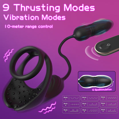 EmberIntimacy's Scorpio - The Thrusting Prostate Massager & Vibrating Ring