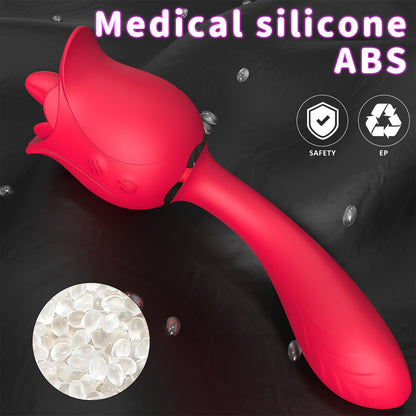 EmberIntimacy's Secret Garden - The Licking Rose & G-Spot Rabbit Vibrator