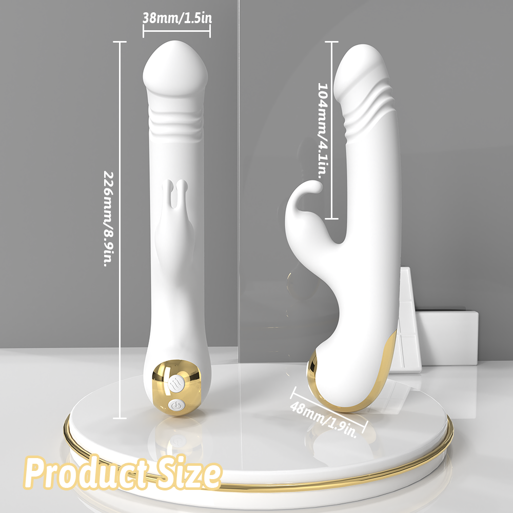 EmberIntimacy's Chariot - Telescopic Thrusting & Vibrating Rabbit Dildo