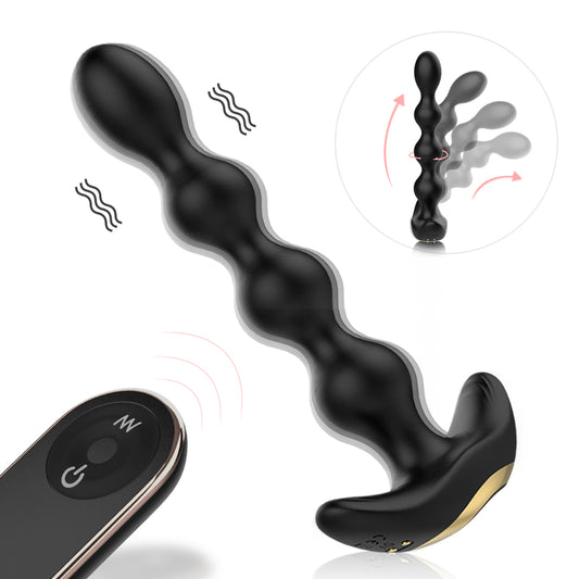 EmberIntimacy's Wyrm - The Bendable Beaded & Remote Anal Serpent