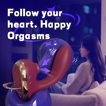 EmberIntimacy's Atelier - The 3-in-1 Luxury Suction, Tapping & G-Spot Vibe