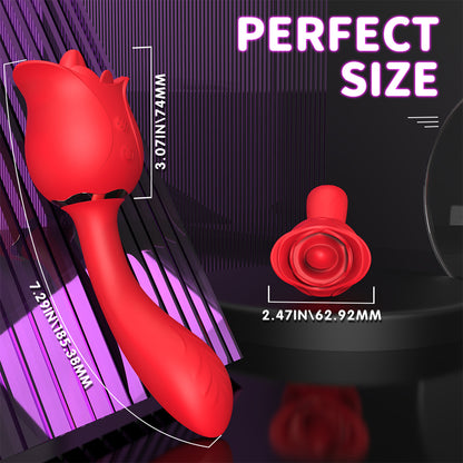 EmberIntimacy's Secret Garden - The Licking Rose & G-Spot Rabbit Vibrator