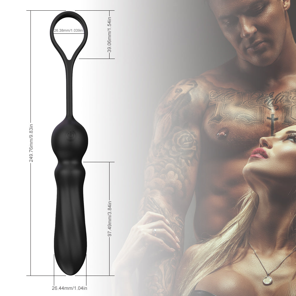 EmberIntimacy's Lariat - The 3-in-1 Vibrating Plug, Ring & Mini Wand