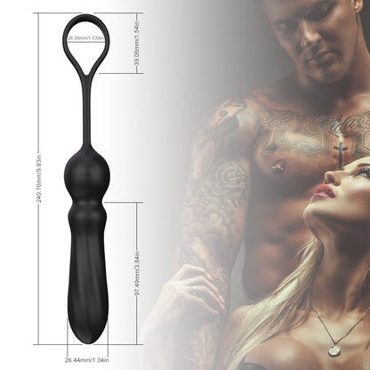 EmberIntimacy's Lariat - The 3-in-1 Vibrating Plug, Ring & Mini Wand
