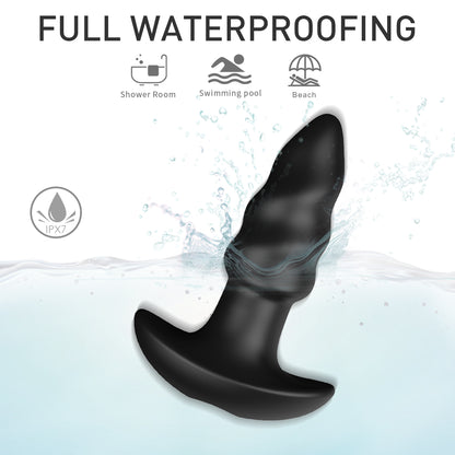 EmberIntimacy's Helix - The 2-in-1 Spiral Anal Plug & Remote Bullet
