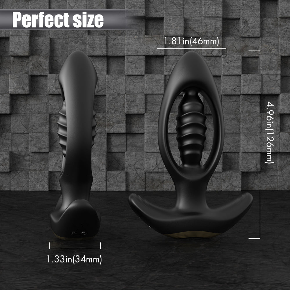 EmberIntimacy's Caldera - The Pulsating Hollow-Core Prostate & G-Spot Plug